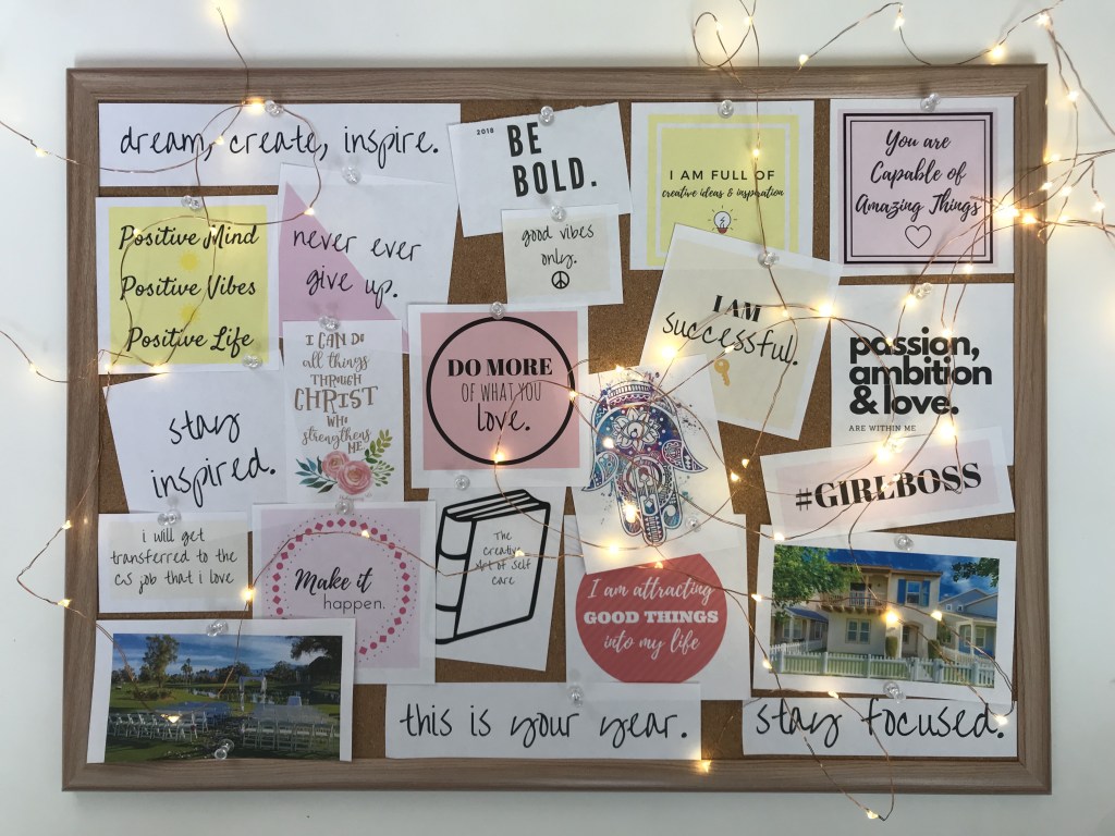 vision board  Make It from Your Heart