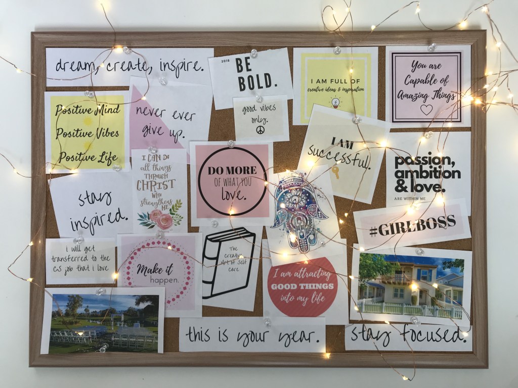 How To Make A Vision Board - A Pretty Fix